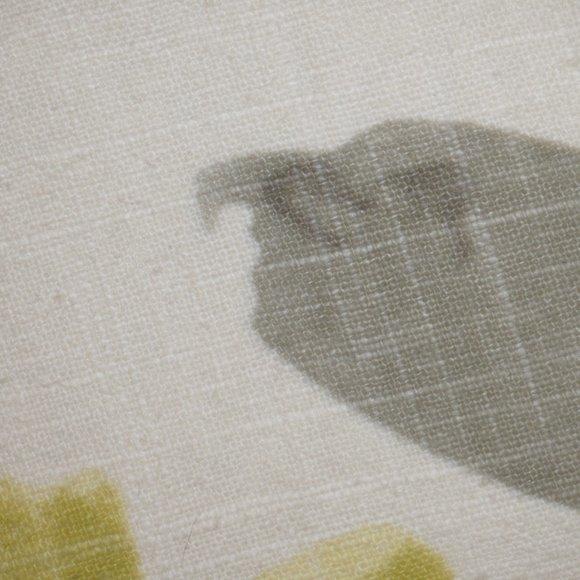 Reversible mohair toss pillow abstract turquoise - Picture 7 of 7